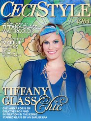 CeciStyle Magazine V104: Tiffany Glass Chic