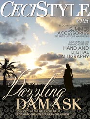CeciStyle Magazine v105: Dazzling Damask