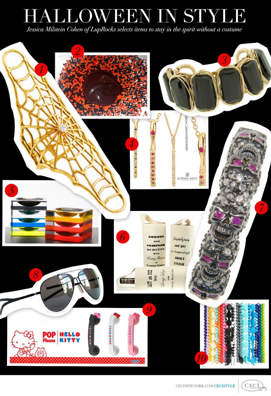 Halloween in Style - Jessica Milstein Cohen selects items to stay in the spirit without a costume