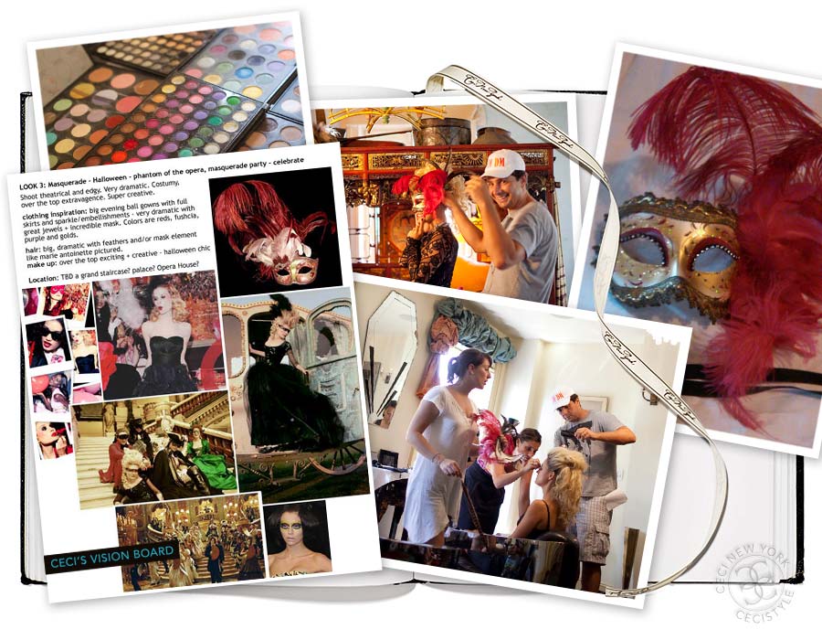 Behind the Scenes - CeciStyle Magazine v13 - A Night of Disguise