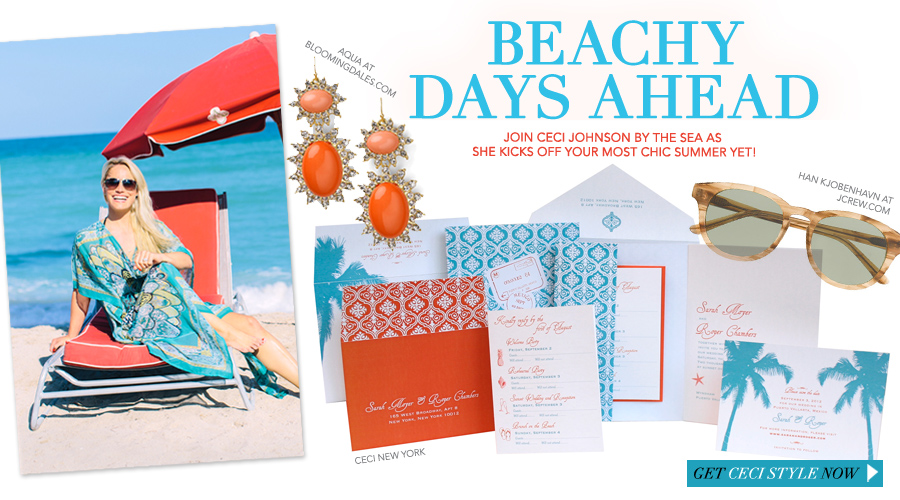 Beachy Days Ahead - Join Ceci Johnson by the sea as she kicks off your most chic summer yet!