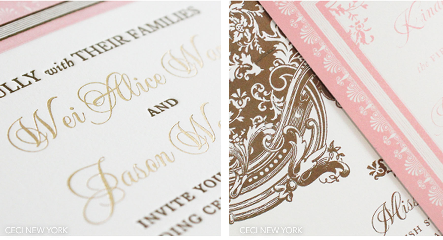 Affordable couture wedding invitations