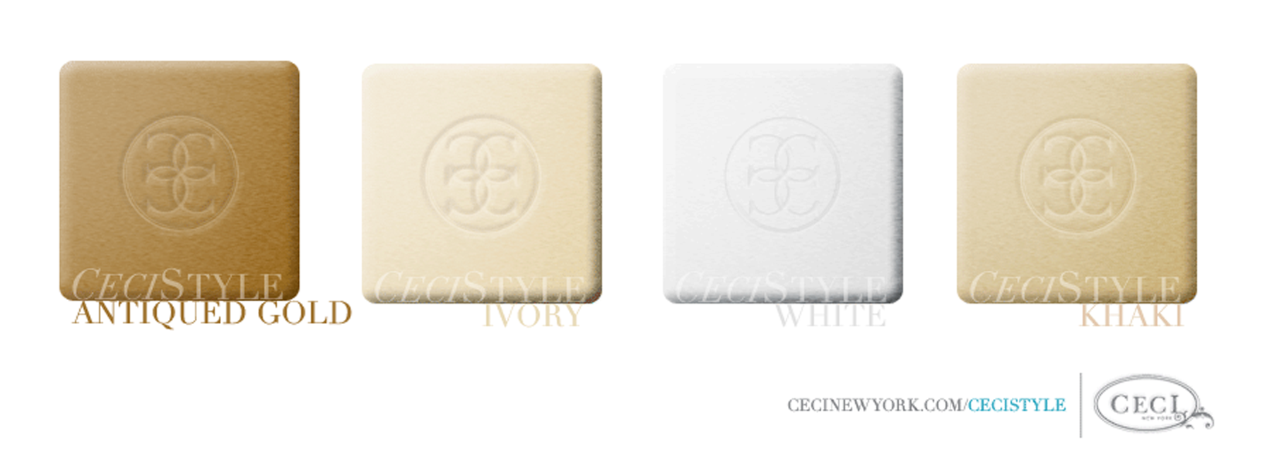 V171: Ceci Color Stories - Antiqued Gold & Ivory Wedding ...