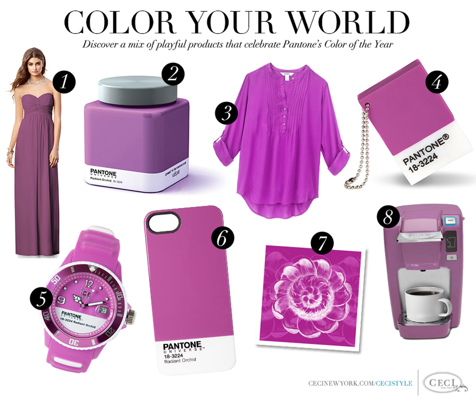 Color Your World - Discover a mix of playful products that celebrate Pantone's Color of the Year