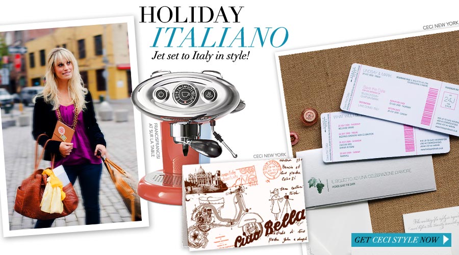 Holiday Italiano - Jet set to Italy in style!