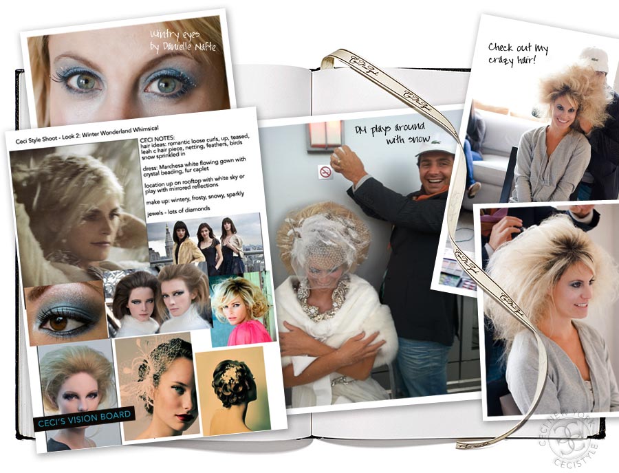 Behind the Scenes - CeciStyle Magazine v21 - Winter Wonderful