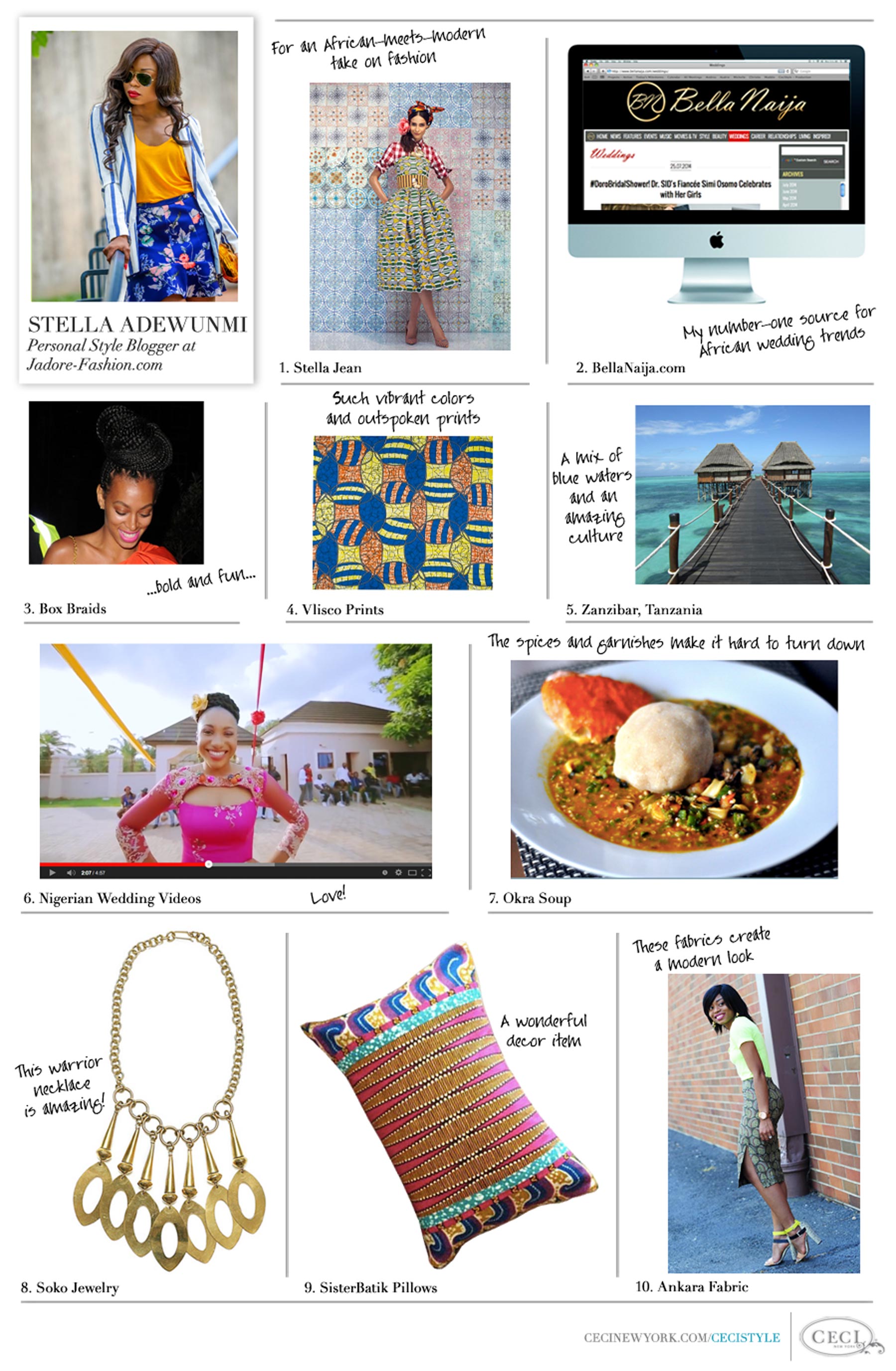 CeciStyle Magazine v210: Fabulous Finds Guest Editor - Stella Adewunmi from Jadore-Fashion Blog