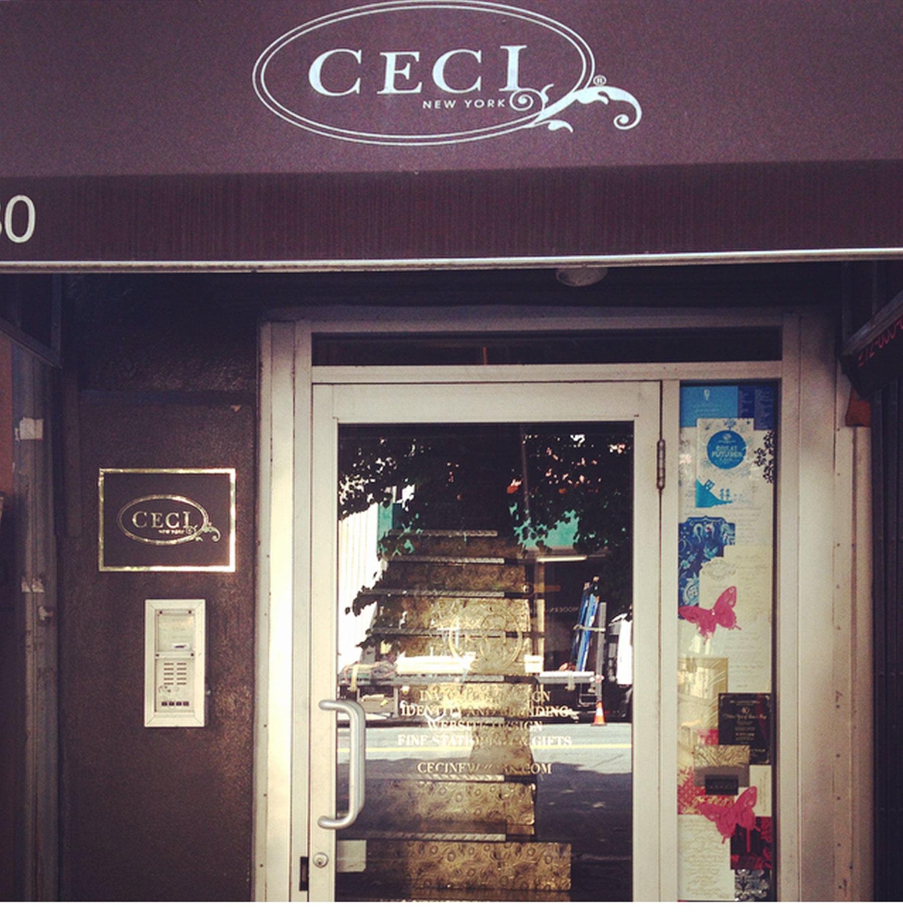A Day in the Life of Ceci Johnson - 8:30 AM Walking through the front door of my studio in Chelsea. Happily, today I start with an hour of quiet time to sort through emails, assess my calendar and figure out the priorities for the day.