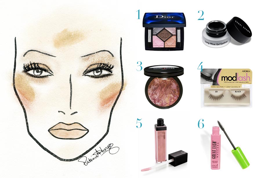LOOK 1: NATURAL SHIMMER
