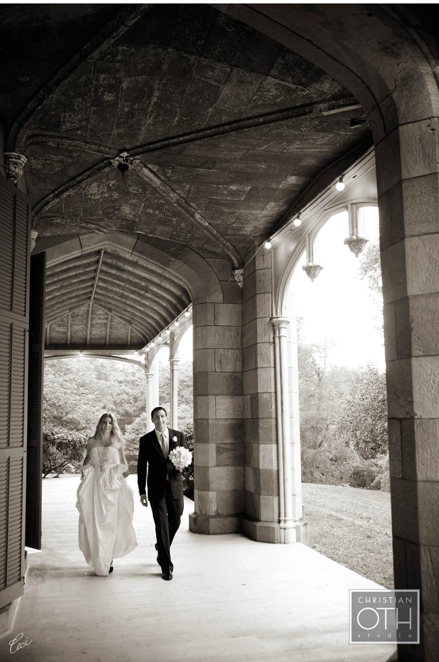 Our Muse - Wedding Photos - Be inspired by Joscelyn & Aaron's castle wedding at Lyndhurst Castle, Tarrytown, New York
