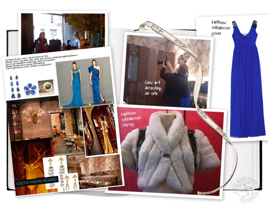 Behind the Scenes - CeciStyle Magazine v23 - Rustic Glam