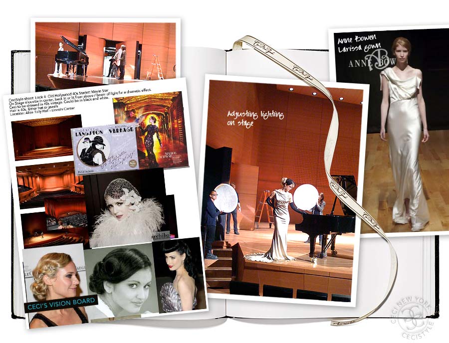 Behind the Scenes - CeciStyle v24 - Old Movie Star Style