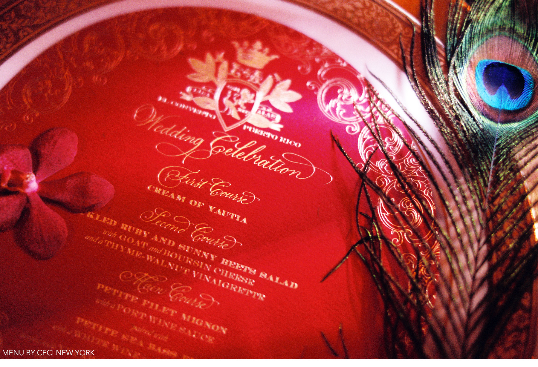 Our Muse - Romantic Spanish Wedding - Be inspired by our very own editor-in-chief's romantic wedding in Old San Juan - invitations, wedding, letterpress printing, foil printing, digital printing, hand calligraphy, watercolor painting, die cutting, luxury invitations, couture invitations, ceci johnson, ceci new york, custom invitations, wedding invitations