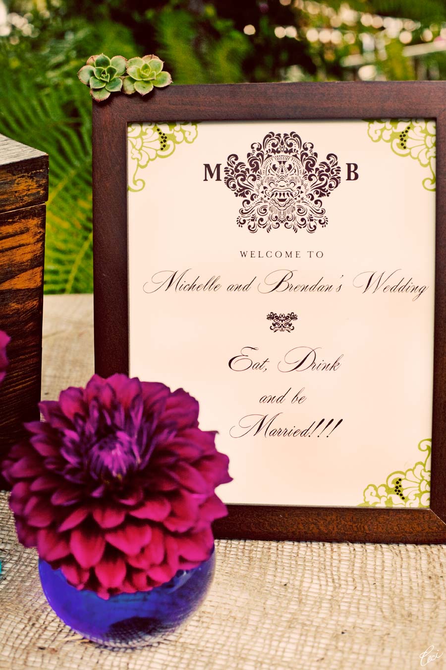 Our Muse - Wedding Photos - Be inspired by Michelle & Brendan's Bali-themed wedding