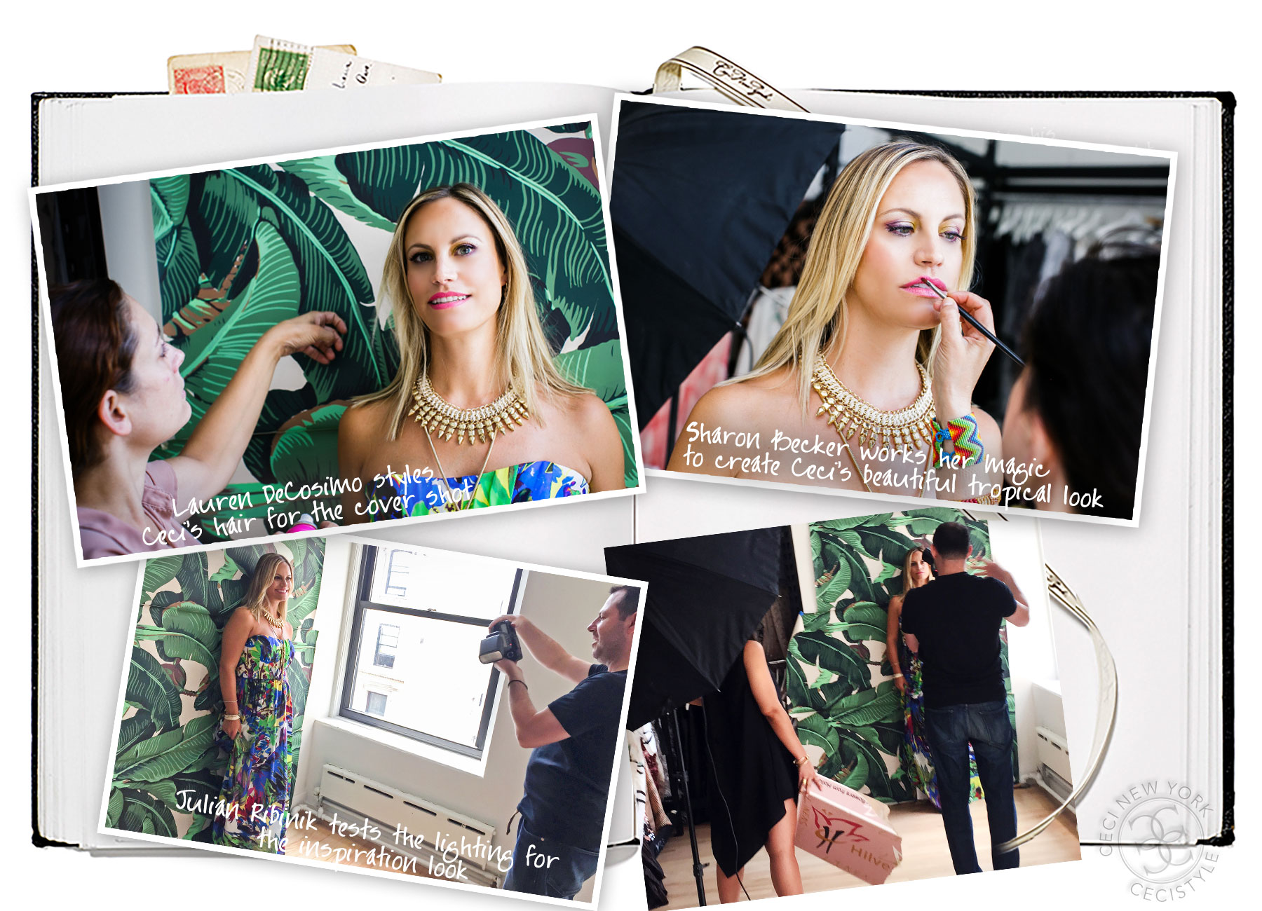 Behind the Scenes - CeciStyle Magazine v263 - Tropical Getaway
