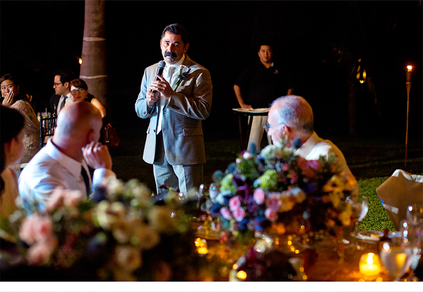 Our Muse - Tropical Wedding in Playa Mujeres, Mexico: Valerie and Thomas, Part 4 - Be inspired by Valerie and Thomas' tropical wedding in Playa Mujeres, Mexico. - reception, wedding, ceci new york, inspiration, ceci johnson, celebration, bride, groom, event, luxury wedding invitations, couture, custom wedding invitations, ceci new york, efren guiterrez wedding films, villa balam-ha, playa mujeres, mexico, luxe destination weddings, the beloved hotel, planner 1 events, mannia cancun, monique lhuillier, jimmy choo, j. crew bridal, david yurman