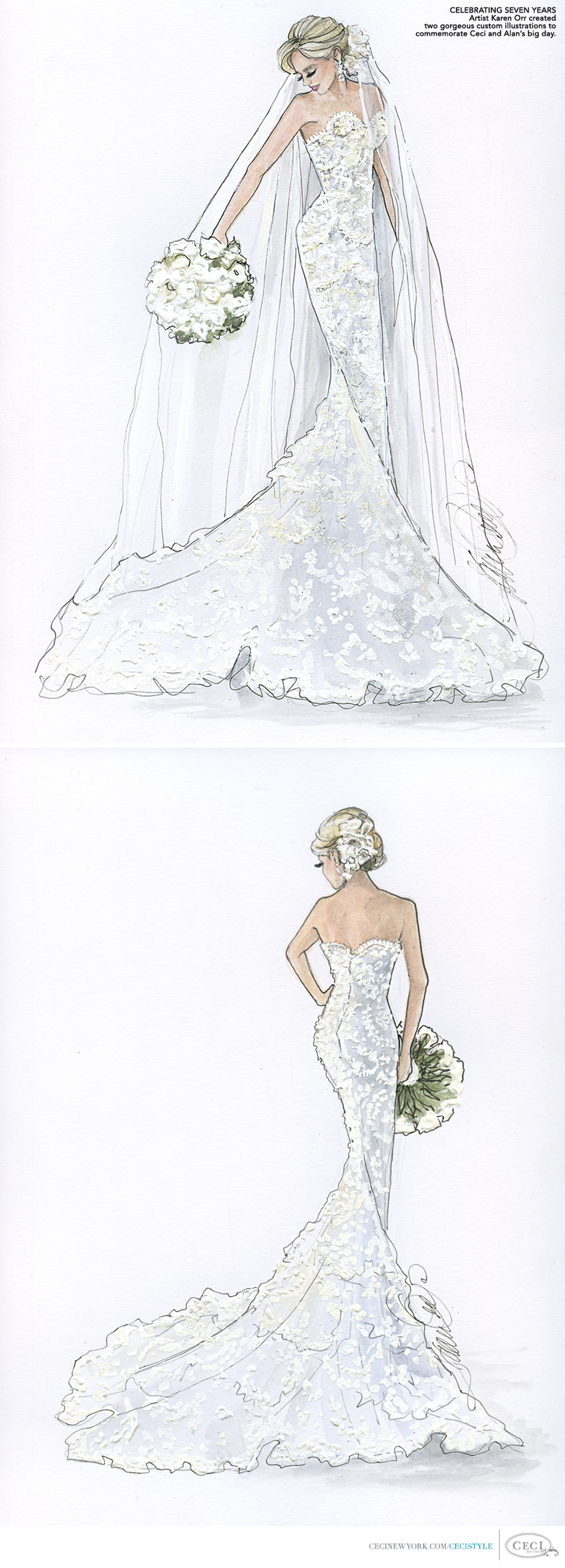Ceci Johnson of Ceci New York - Happy Anniversary, Ceci & Alan!