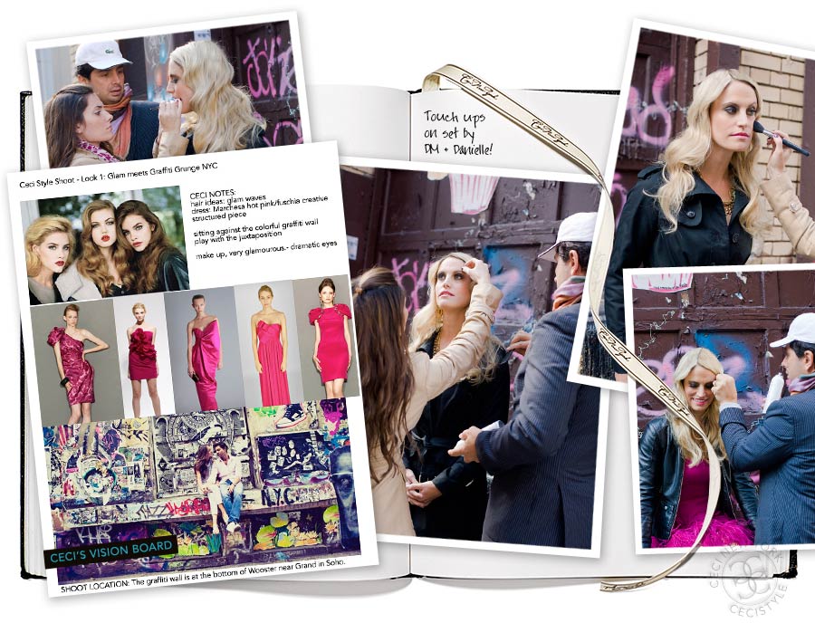 Behind the Scenes - CeciStyle Magazine v29 - Graffiti Glamour