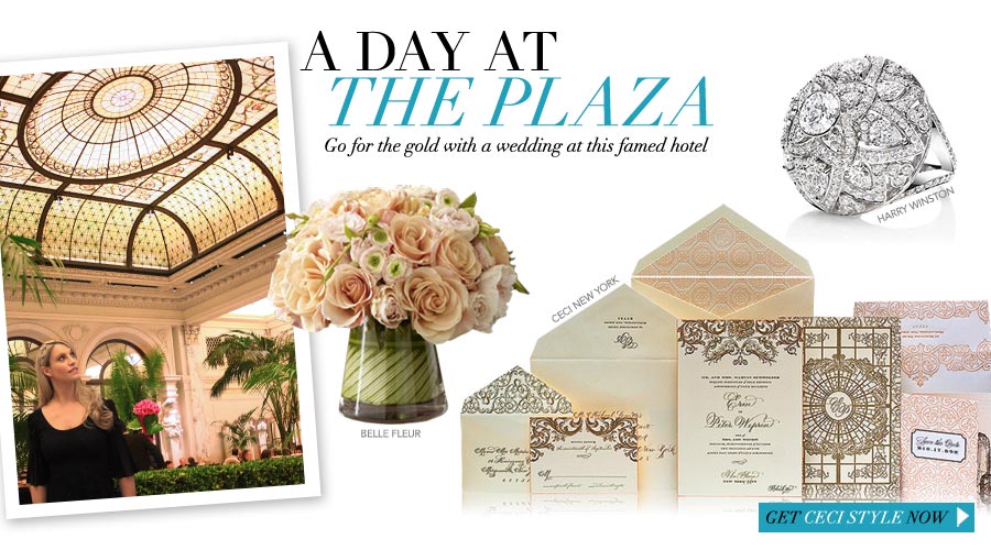 A Day at the Plaza - Go for the gold with a wedding at this famed hotel