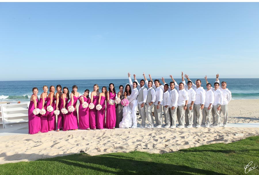Our Muse - Wedding Photos - Be inspired by Ashley & Brian's summer Mexico wedding at El Dorado Golf & Beach Club, Los Cabos, Mexico