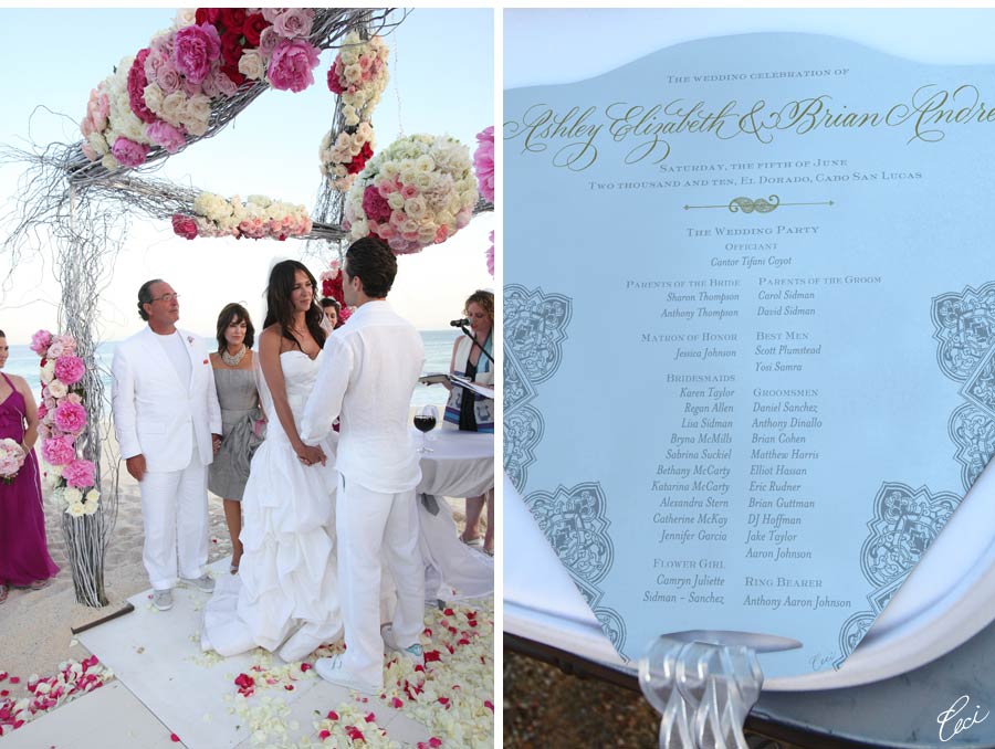 Our Muse - Wedding Photos - Be inspired by Ashley & Brian's summer Mexico wedding at El Dorado Golf & Beach Club, Los Cabos, Mexico