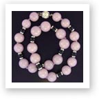 LAVENDER JADEITE JADE BEAD NECKLACE