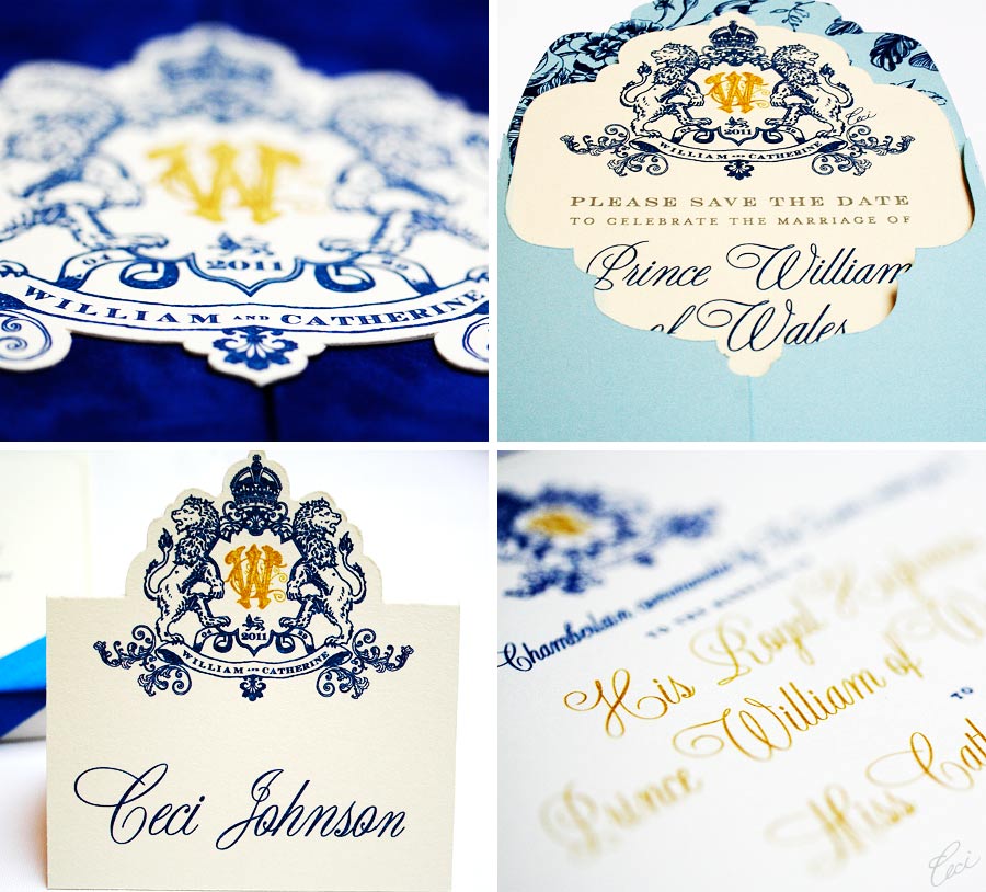 Ceci Creative Tips - How to Have a Royal Invitation: Catherine & William