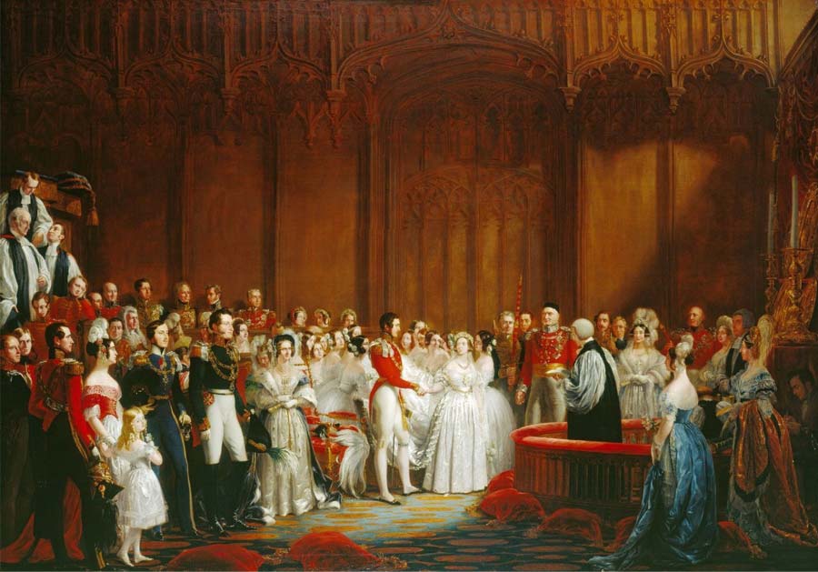 Our Muse - Ceci's Favorite Royal Weddings - 1840 - Queen Victoria to Prince Albert