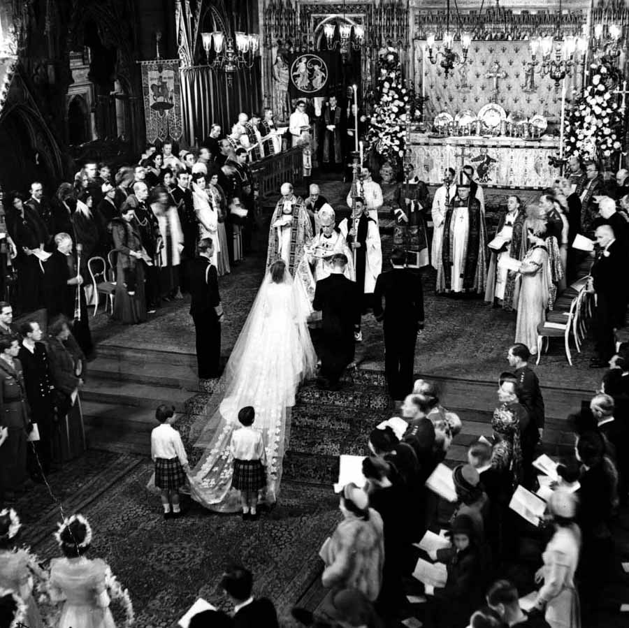 Our Muse - Ceci's Favorite Royal Weddings - 1947 - Queen (then Princess) Elizabeth to Prince Philip