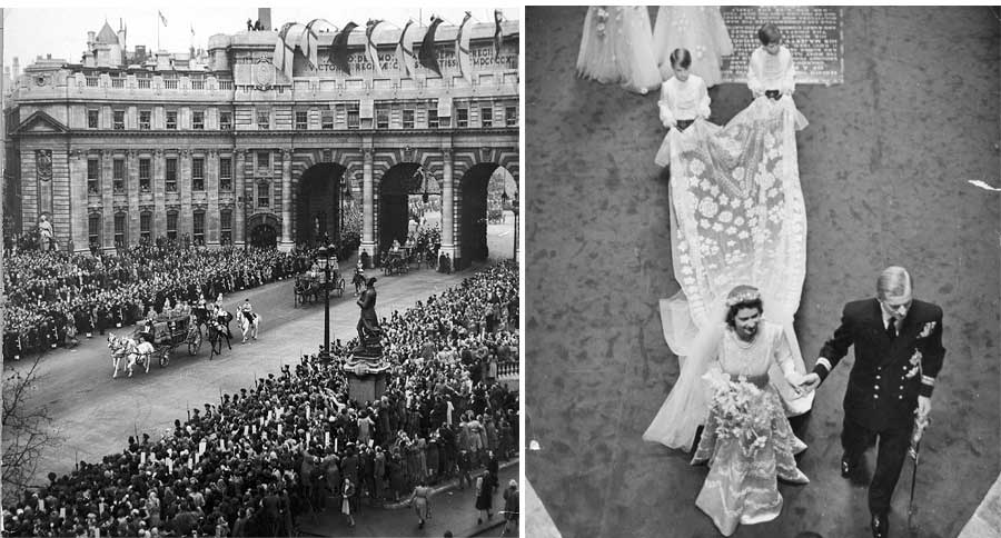 Our Muse - Ceci's Favorite Royal Weddings - 1947 - Queen (then Princess) Elizabeth to Prince Philip