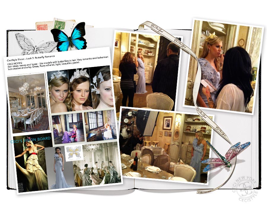 Behind the Scenes - CeciStyle Magazine v41 - Butterflies and Enchantment
