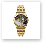 CC 18K GOLD WATCH WITH DIAMONDS