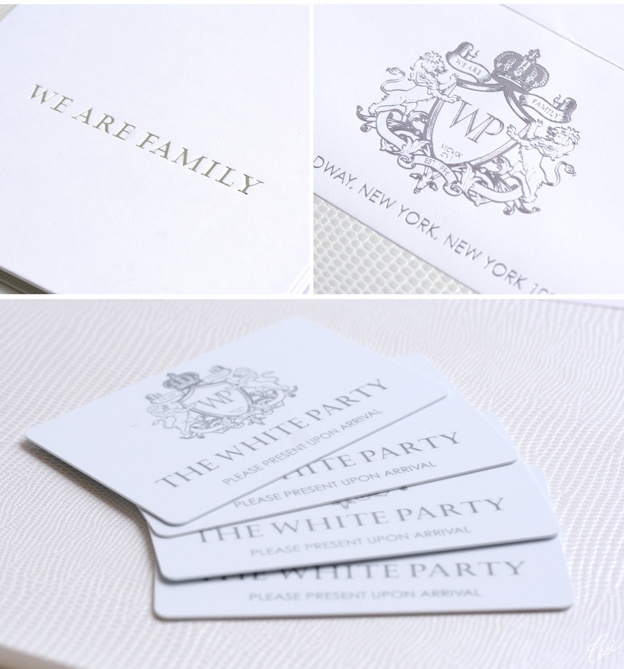 V46: Our Muse - Diddy's White Party Invitations — Ceci Style
