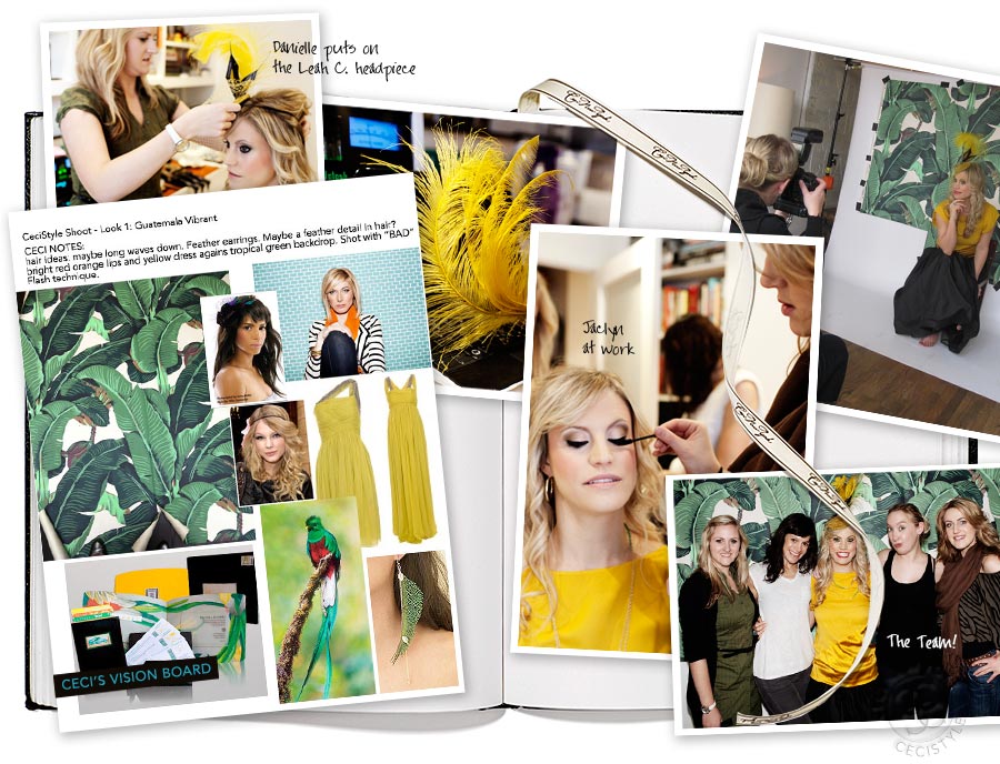 Behind the Scenes - CeciStyle Magazine v47 - Bird of Paradise