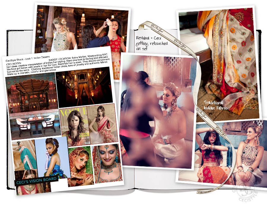 Behind the Scenes - CeciStyle Magazine v51 - Indian Dreams