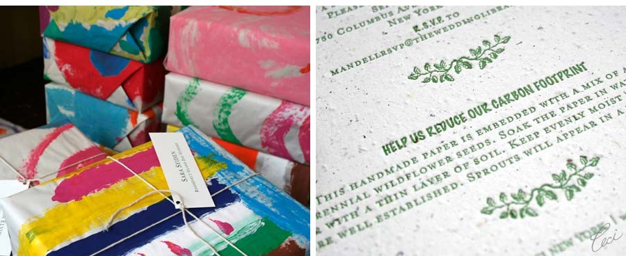 Luxury Event Invitations by Ceci New York - Our Muse - Event Invitations – School Opening Party: Mandell School - Be inspired by the creative style of the Mandell School - boxed, digital printing, event, invitations, letterpress printing