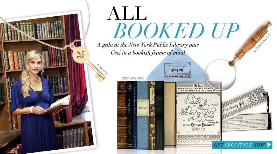 All Booked Up - A gala at the New York Public Library puts Ceci in a bookish frame of mind