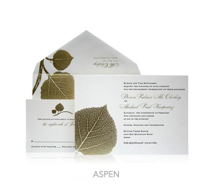 Fall-Inspired Invitation Designs - Ceci New York Invitations - Ceci Ready-to-Order - Botanical Collection - Aspen
