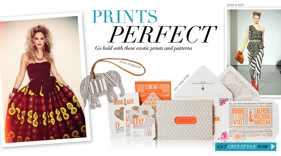 Prints Perfect - Go bold with these exotic prints and patterns