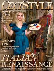 CeciStyle Magazine v63: Italian Renaissance