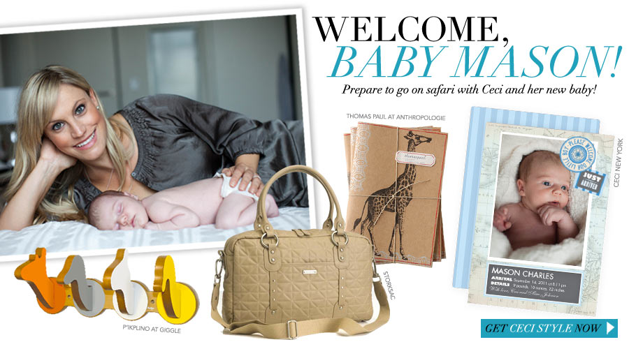 Welcome, Baby Mason! - Prepare to go on safari with Ceci and her new baby!
