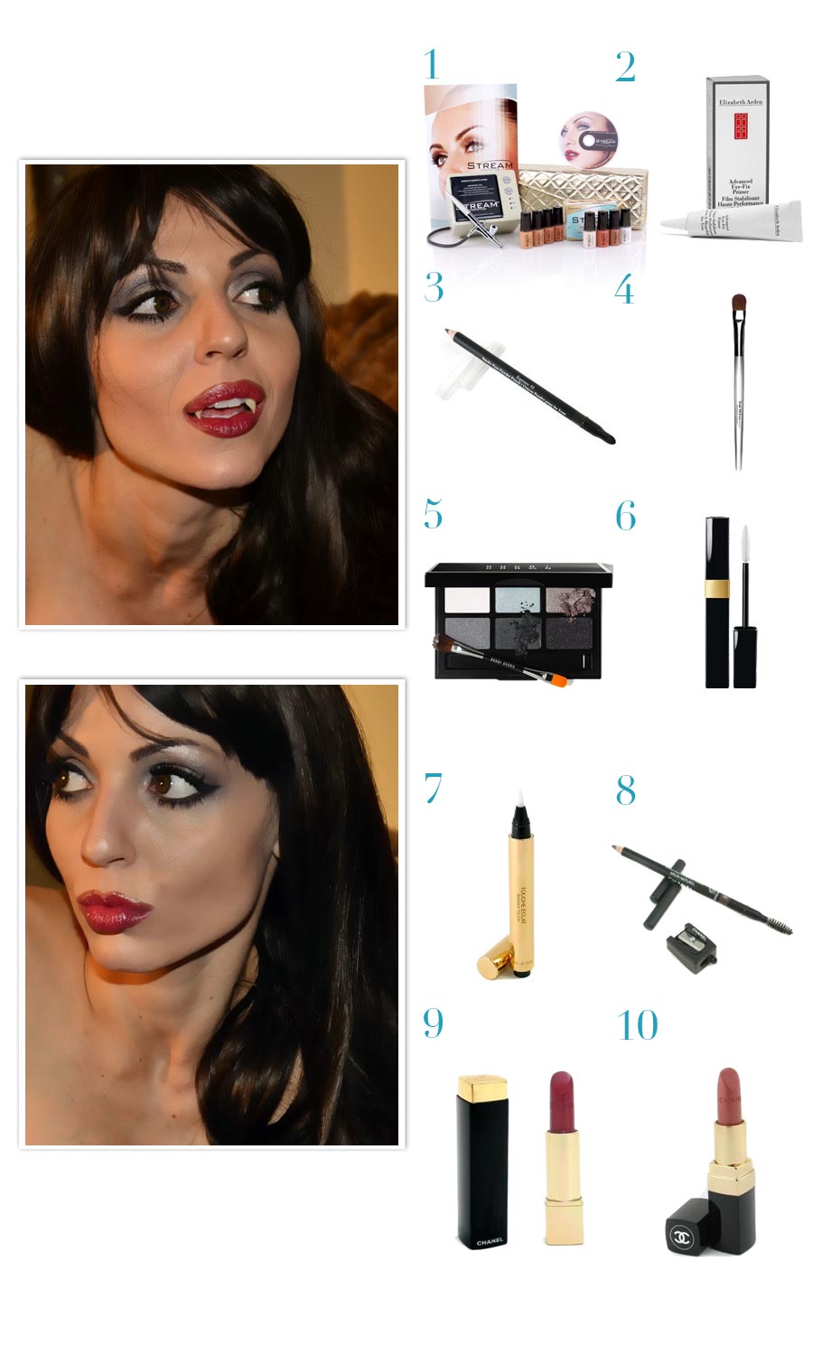 Glamourous Halloween Makeup Tip...