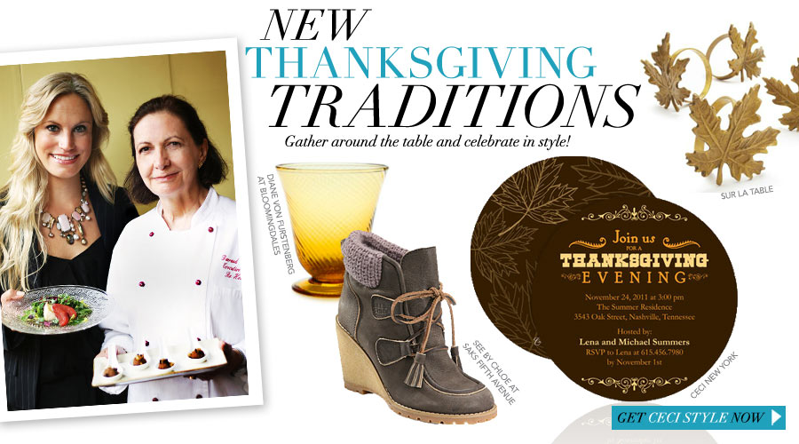 New Thanksgiving Traditions - Gather around the table and celebrate in style!