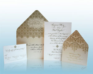 The Gold Room - Wedding Invitations - Ceci New York for The Breakers Collection