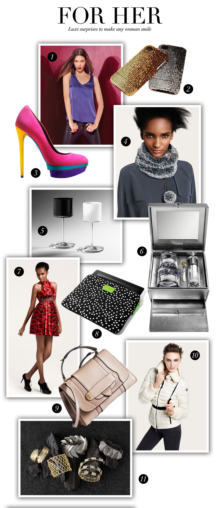 Holiday Fashion For Her: Luxe surprises to make any woman smile - Holiday Fashion For Her & Him by Brooke Jaffe, Bloomingdale's