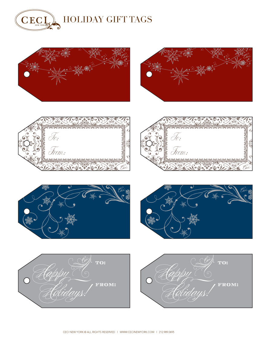 holiday gift tags templates holiday gift tags templates