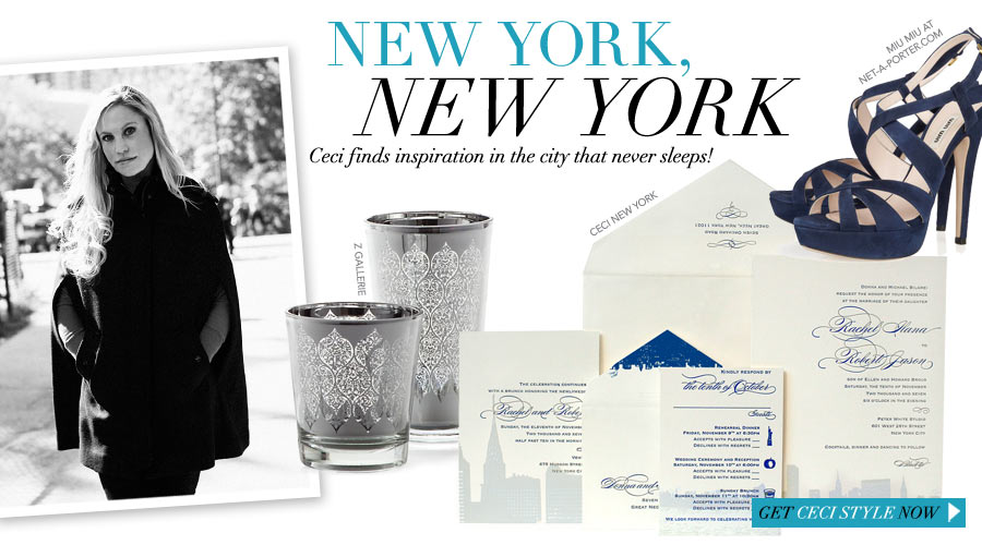 New York, New York - Ceci finds inspiration in the city that never sleeps!