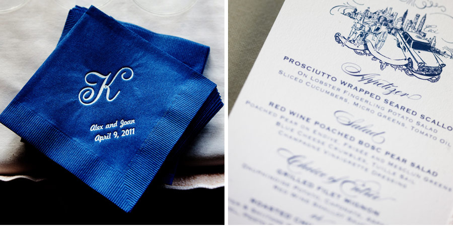 Our Muse - Classic New York City Wedding - Be inspired by Joan & Alex's classic New York City wedding - wedding, menus