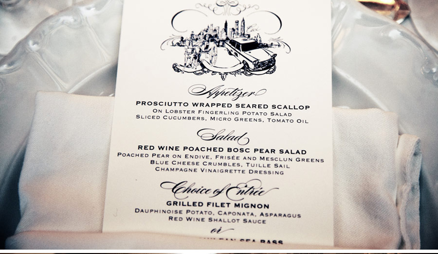 Our Muse - Classic New York City Wedding - Be inspired by Joan & Alex's classic New York City wedding - wedding, menus