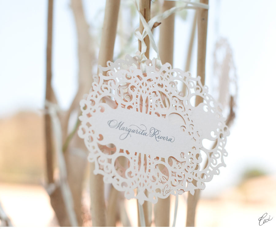 Our Muse - Elegant Mexican Wedding - Be inspired by Xochitl and Mark's elegant Mexican wedding - wedding, escort cards, place cards, table signs, menus
